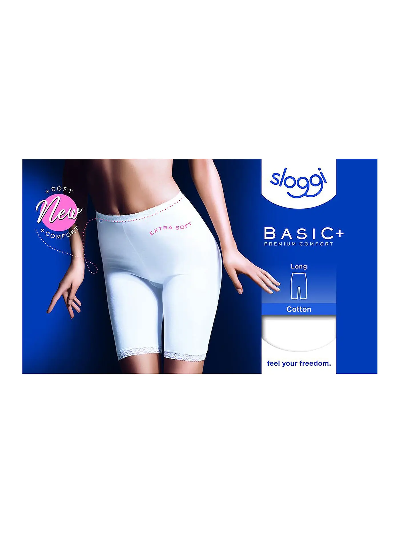SLOGGI | Unterhose lang Basic Weiss | 